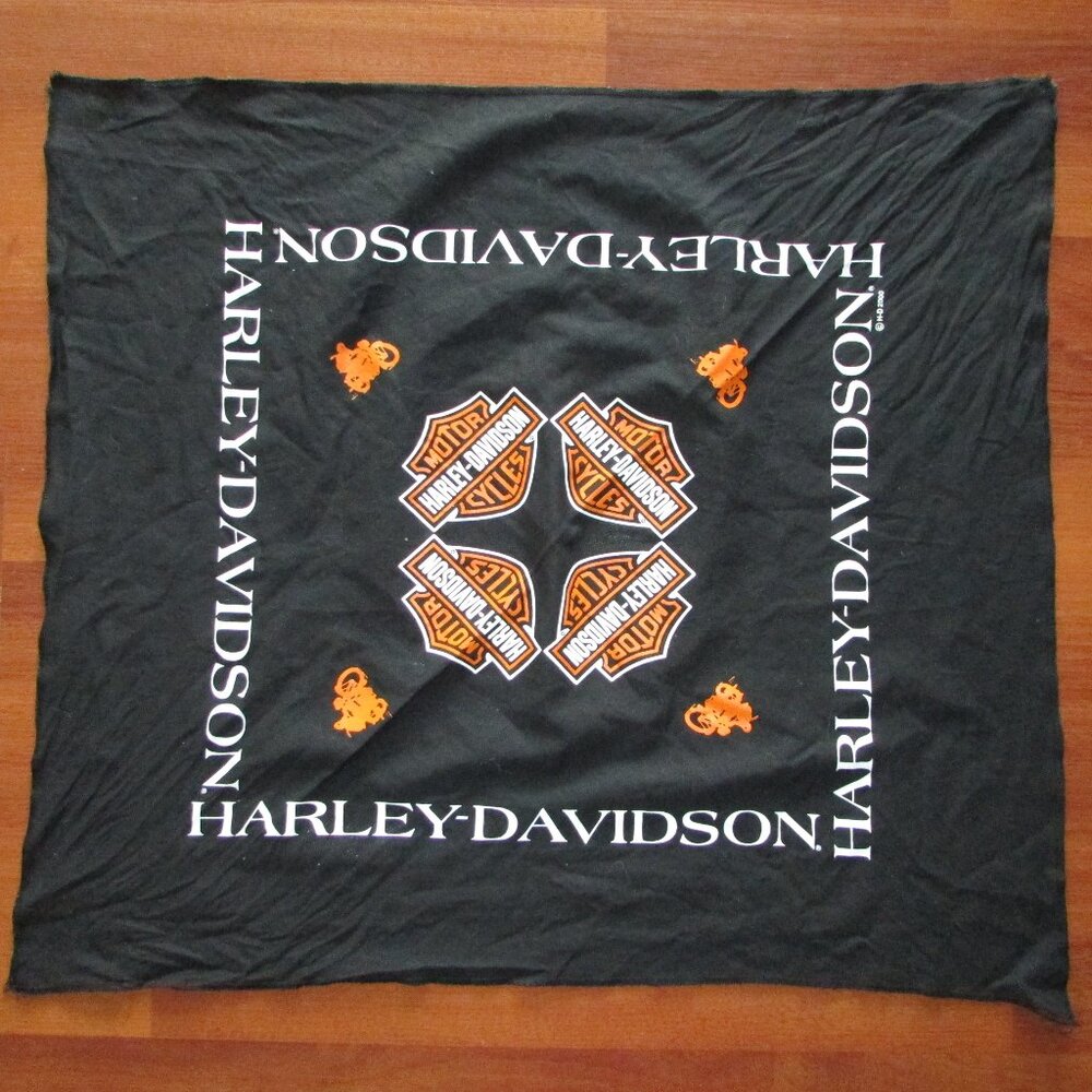 Harley Davidson Black Scarf Bandana